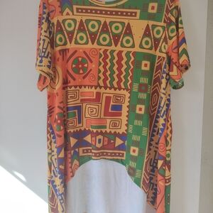Colorful Geometric Print Women's Tunic